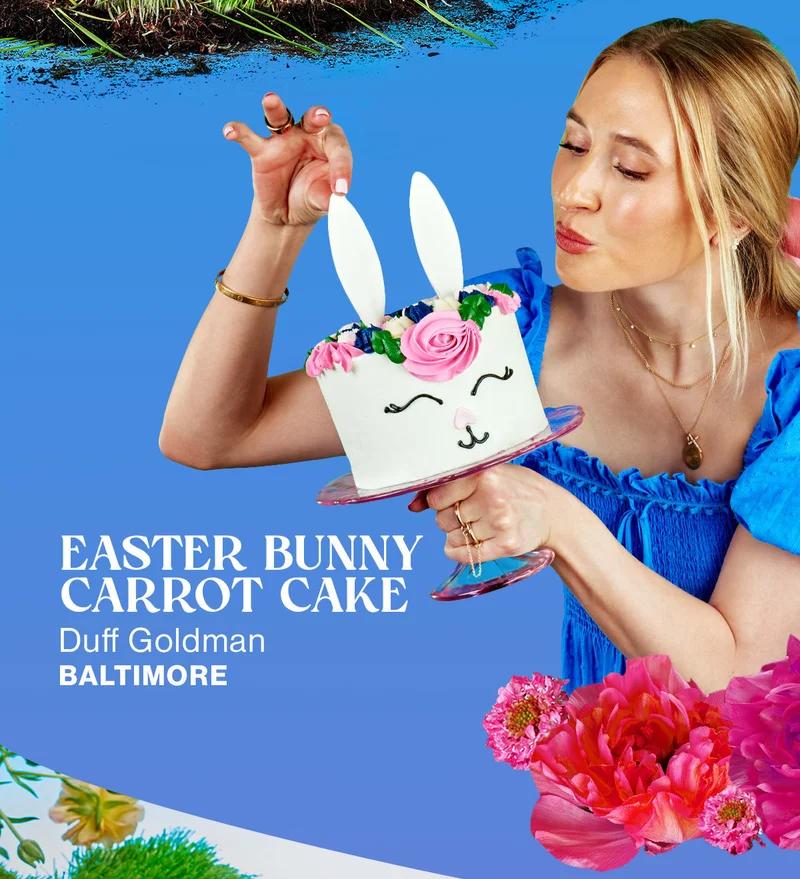 Easter Bunny Carrot Cake