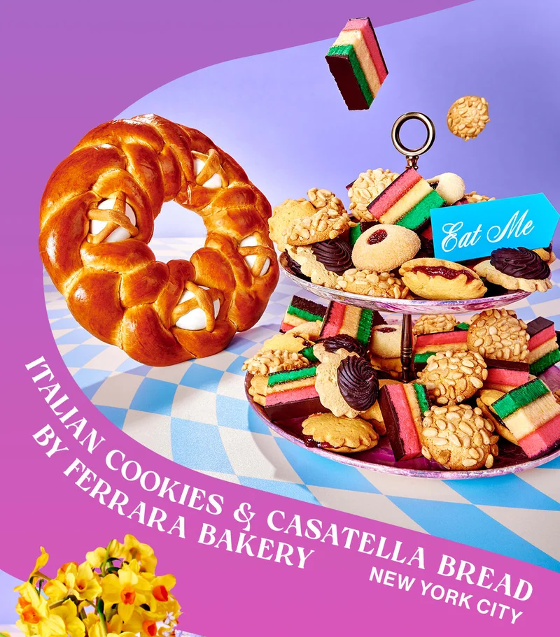 Italian Cookies & Casatella Bread