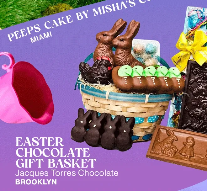Easter Chocolate Gift Basket