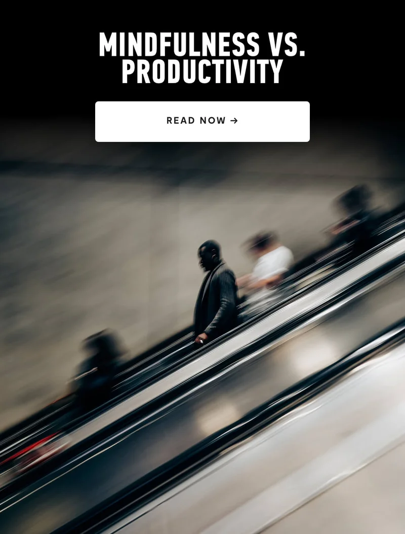 Mindfulness vs. Productivity