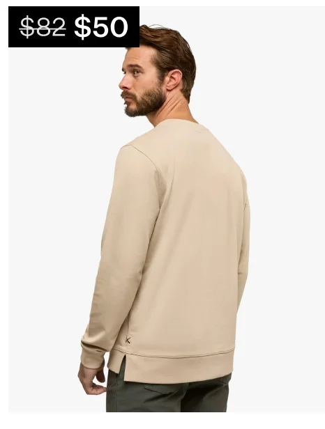Hyperloop Pullover Split-Hem