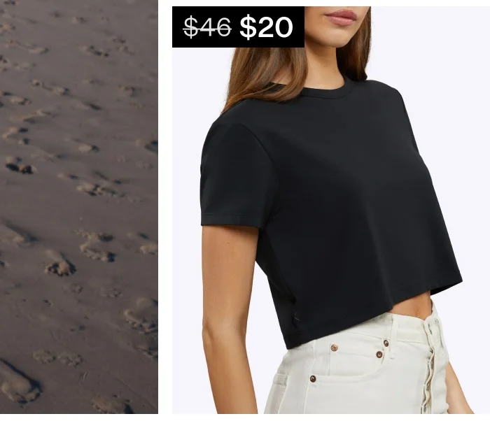 Almost Friday Tee Cropped