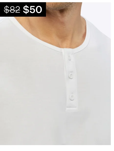 AO Henley Curve-Hem