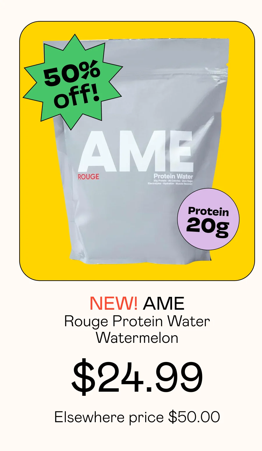 Rouge Protein Water - Watermelon