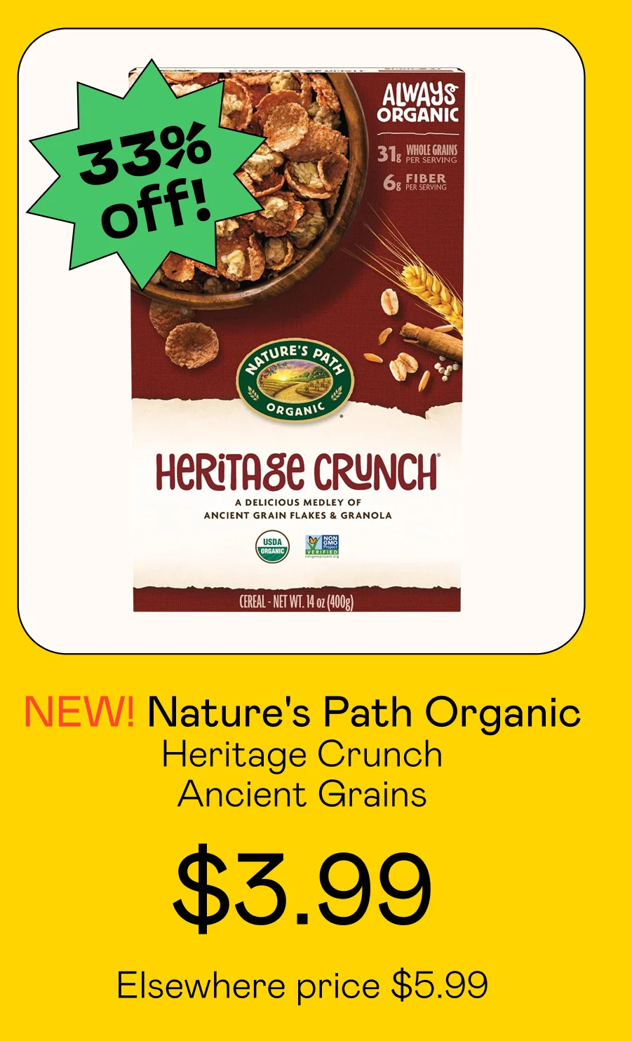 Heritage Crunch Ancient Grains