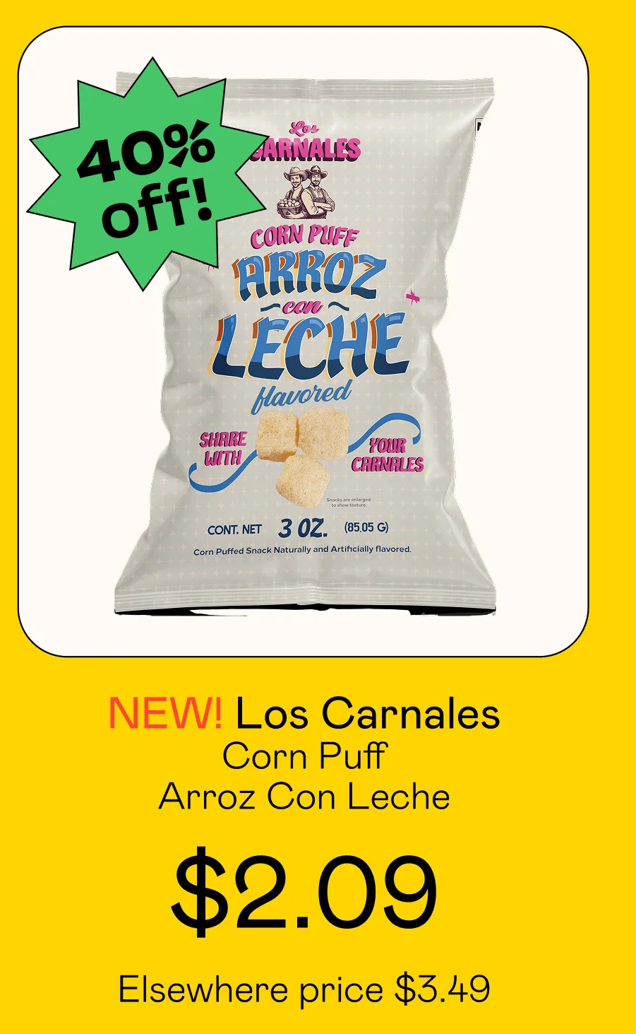 Corn Puff Arroz Con Leche