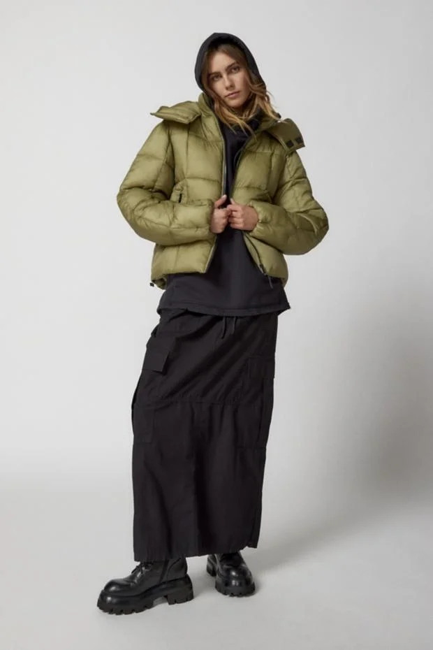iets frans… Hooded Square Puffer Jacket