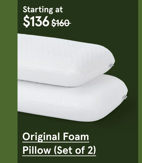 Original Foam Pillow (Set of 2)