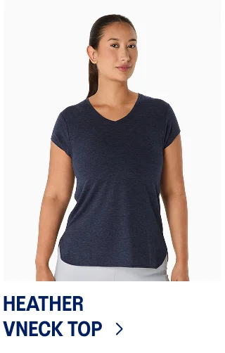 HEATHER VNECK TOP >