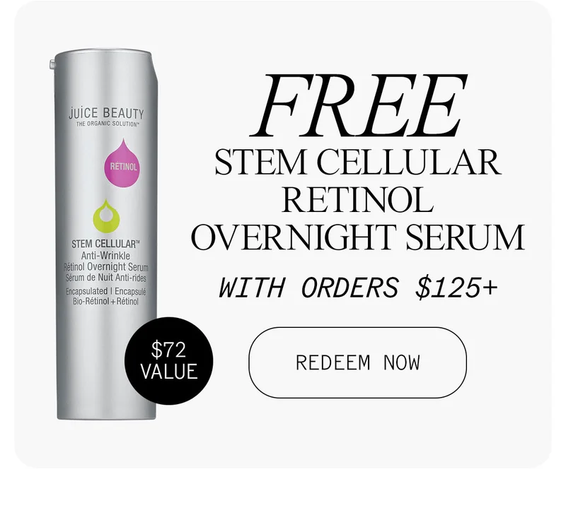 Free Stem Cellular Retinol Overnight Serum with $125 Purchase