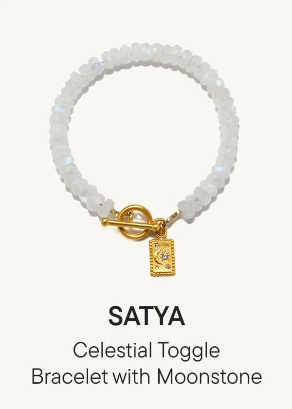Celestial Toggle Bracelet with Moonstone