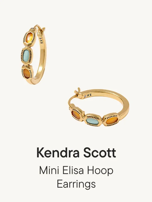 Mini Elisa Hoop Earrings