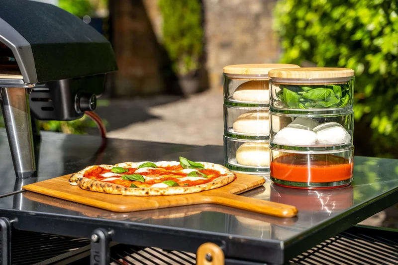 Ooni Stack with Pizza Ingredients