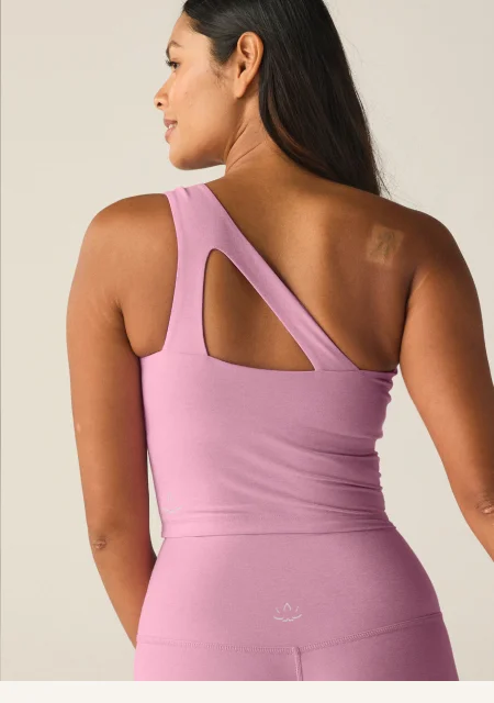 Spacedye The Bold Shoulder Cropped Tank