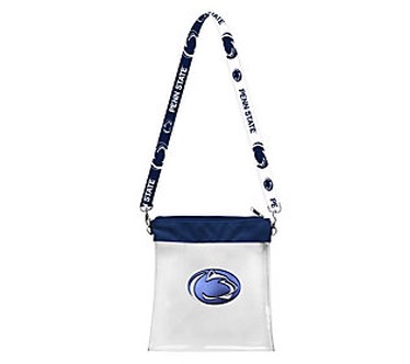 Littlearth NCAA 3D Logo Clear Satchelette