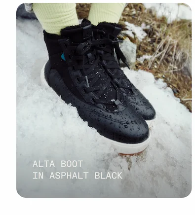 Alta Boot in Asphalt Black