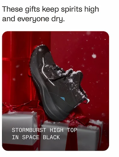 Stormburst High Top in Space Black