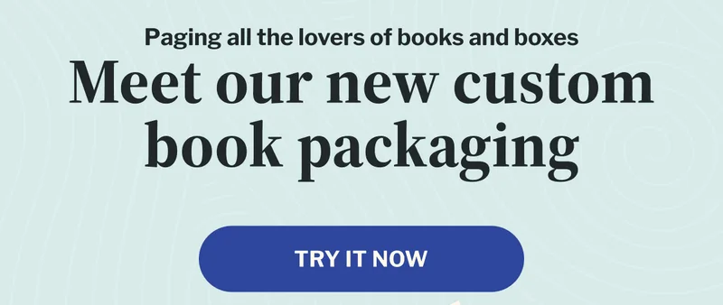 Paging all the lovers of books and boxes | Meet our new custom book packaging | Try it now