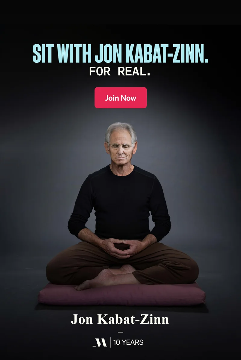 Sit With Jon Kabit-Zinn. For Real.