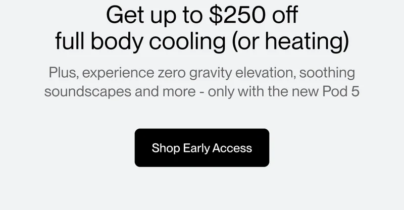 Get up to $250 off full body cooling (or heating)