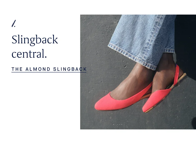 1. Singback central. THE ALMOND SLINGBACK