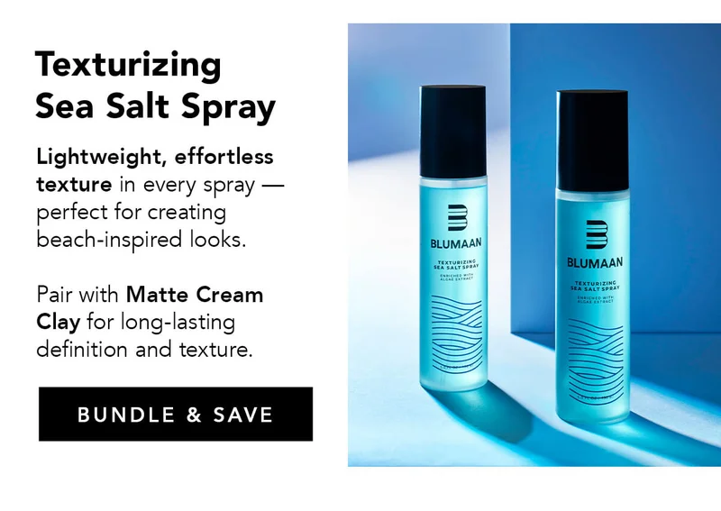 Texturizing Sea Salt Spray + Matte Cream Clay