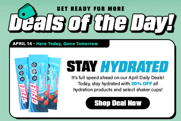 Get Ready For More Deals Of The Day!