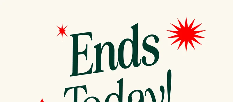 Ends Today! Up to 40% Off sitewide. Ends at midnight. Shop Now