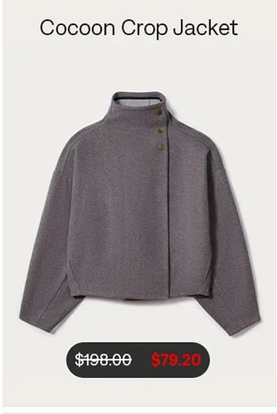 Cocoon Crop Jacket