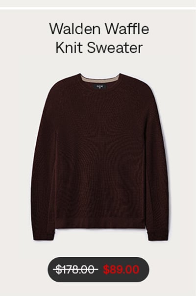 Walden Waffle Knit Sweater