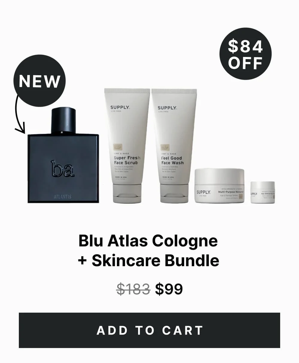 Blu Atlas Cologne + Skincare Bundle [ ADD TO CART ]