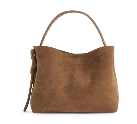 Suede Crossbody Bag