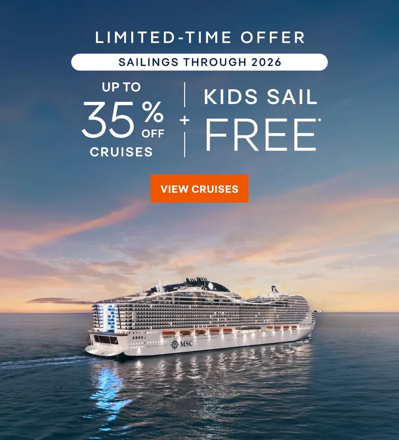 Up to 35% Off Cruises + Kids Sail Free* – Limited‑Time Offer – Sailings Through 2026 – Click to View Cruises & Book Now Up to 35% Off Cruises + Kids Sail Free* – Limited‑Time Offer – Sailings Through 2026 – Click to View Cruises & Book Now