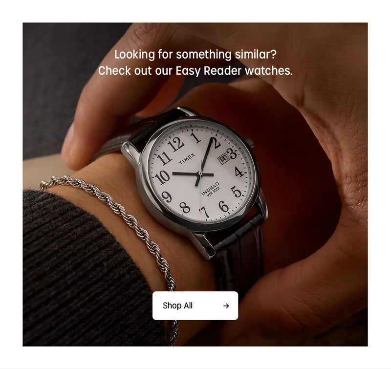 Looking for something similar? Check out our Easy Reader watches. | Shop All