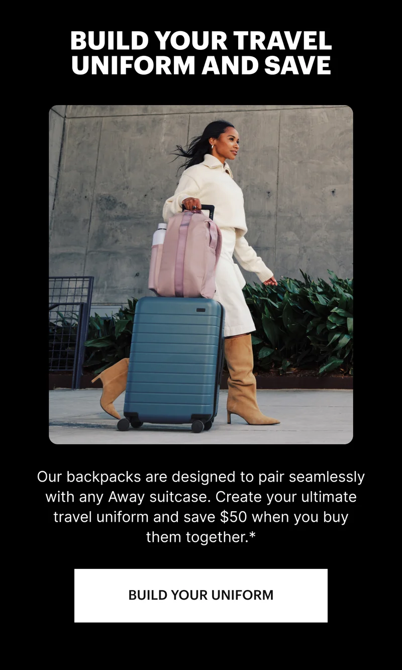 BUILD YOUR TRAVEL UNIFORM AND SAVE