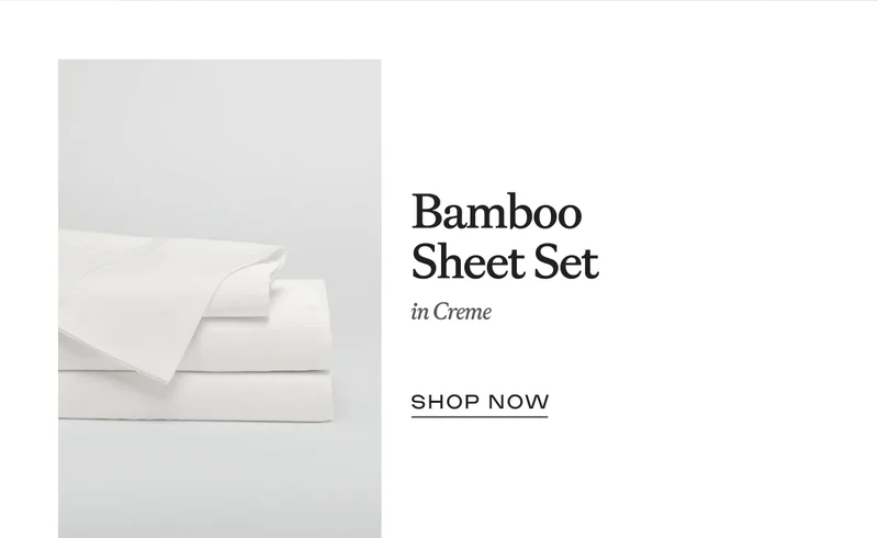 Bamboo Sheet Set - Shop Now Bamboo Sheet Set - Shop Now