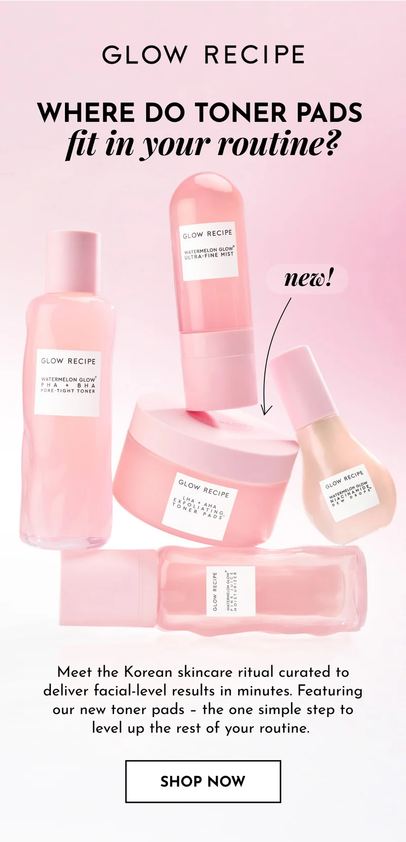 Where do toner pads fit in your routine?