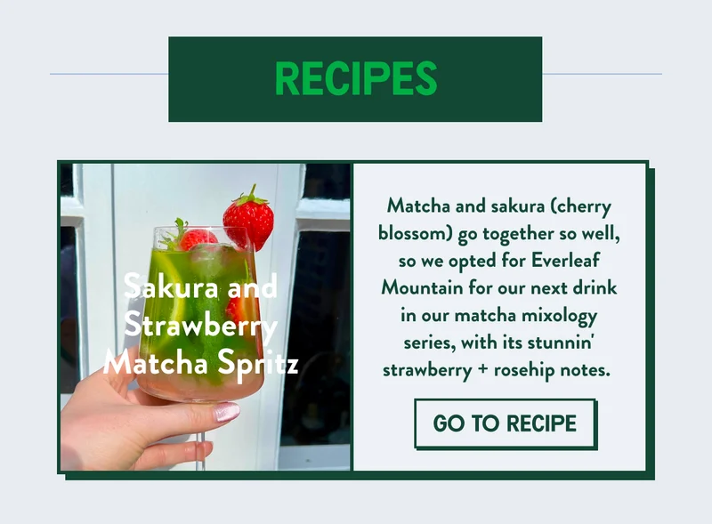 Matcha Sakura Cocktail
