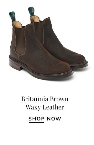 Britannia brown waxy leather shop now