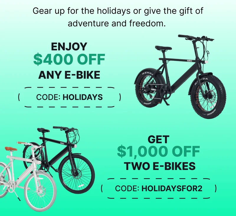 Gear up for the holidays or give the gift of adventure and freedom.