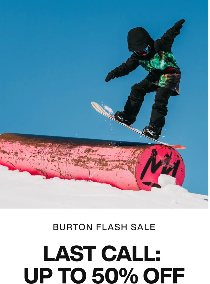 Flash Sale: Last Call Up to 50% Off
