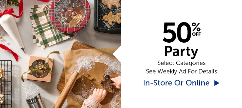 50% Off Party - Select Categories