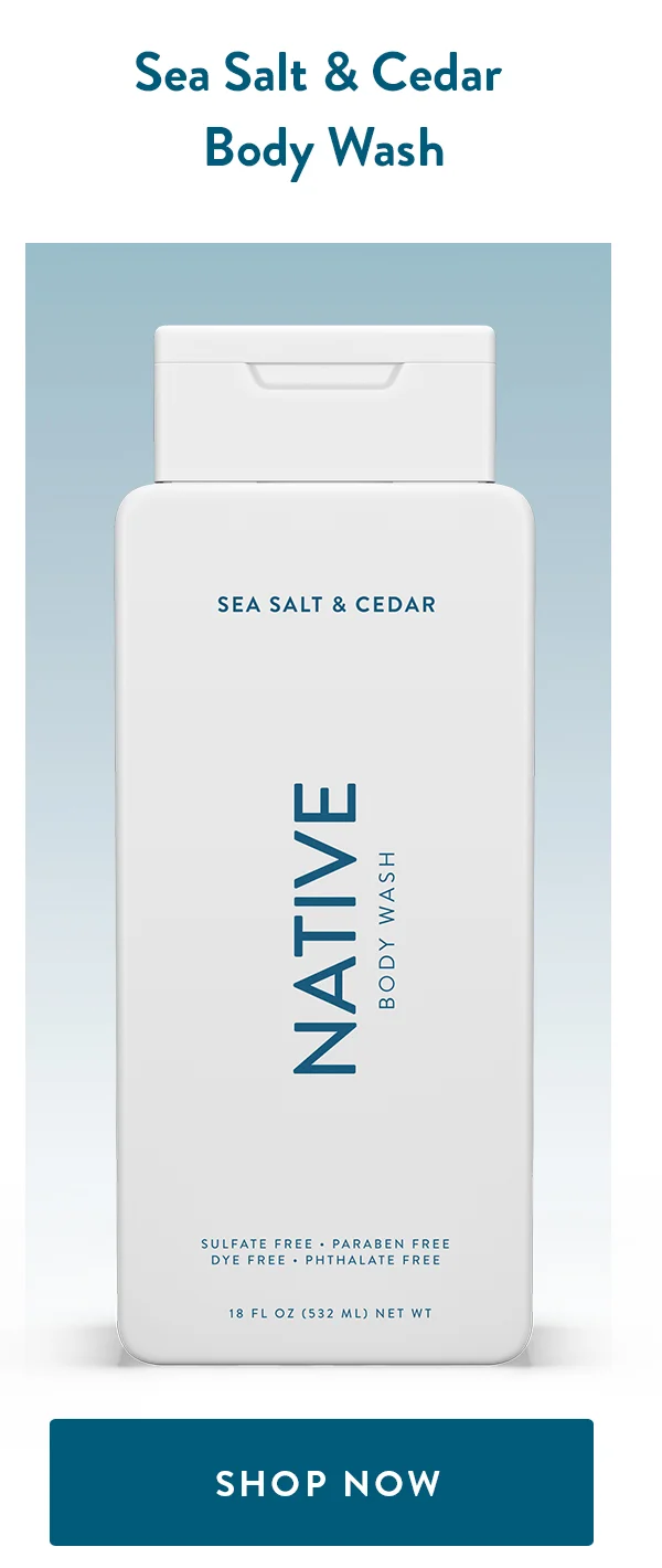 Sea Salt & Cedar Body Wash | SHOP NOW
