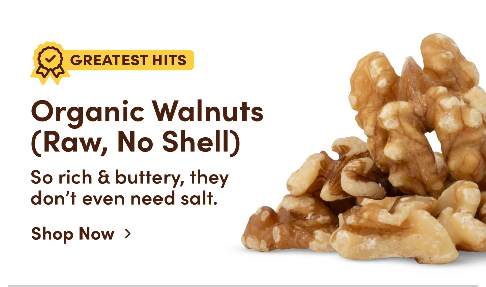Organic Walnuts (Raw, No Shell)