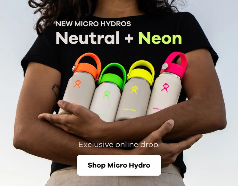 NEW MICRO HYDROS. Neutral + Neon. Exclusive online drop. | Shop Micro Hydro