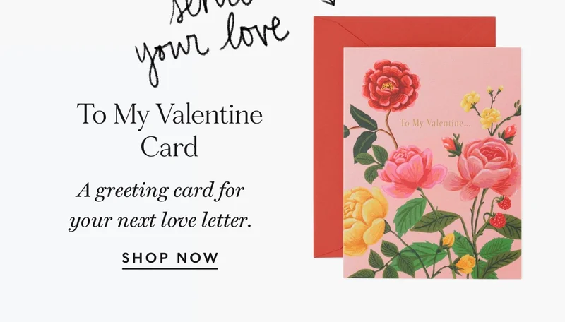 Shop Valentine's Day Card