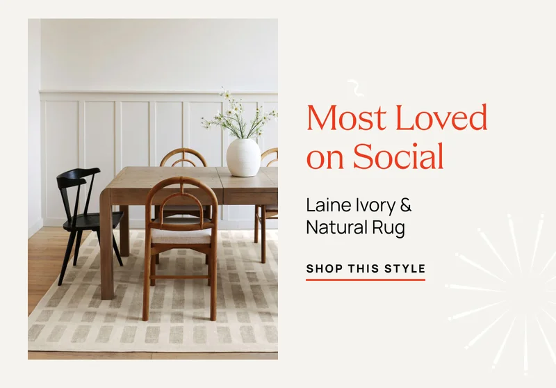 Laine Ivory and Natural Rug