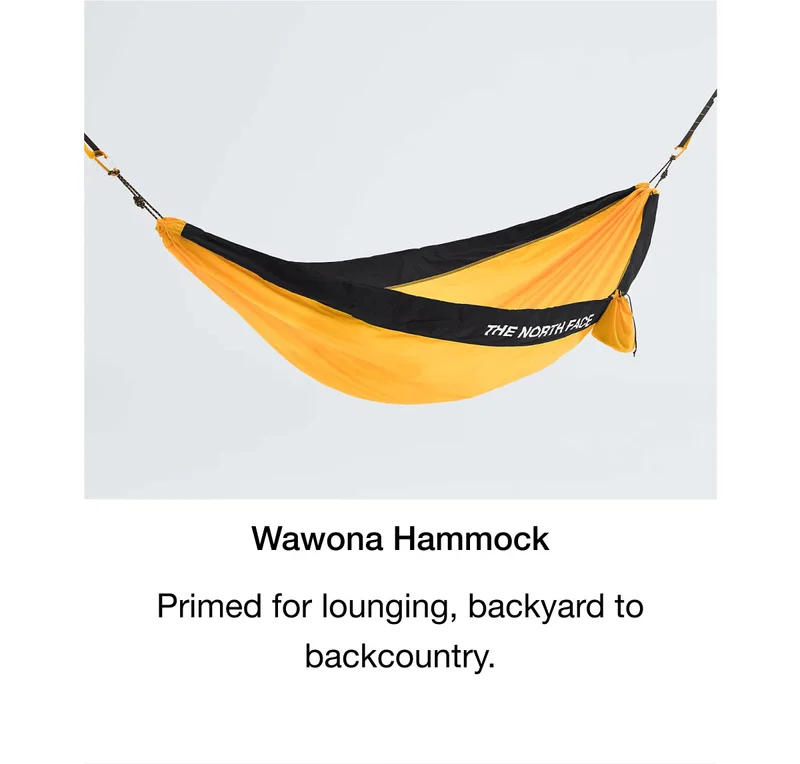 Wawona Hammock. Primed for lounging, backyard to backcountry.