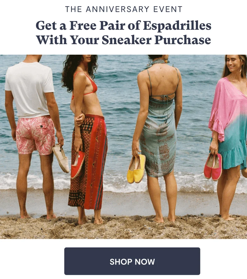 Free Pair of Espadrilles