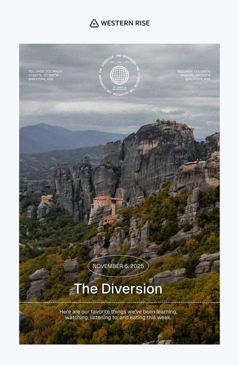 The Diversion: November 6, 2025
